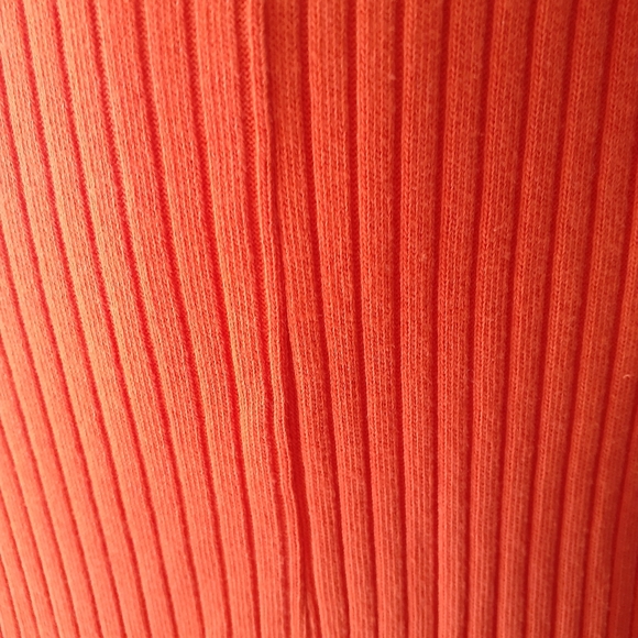 NWOT Zara Ribbed Stretch Cotton Midi Dress - Picture 5 of 11